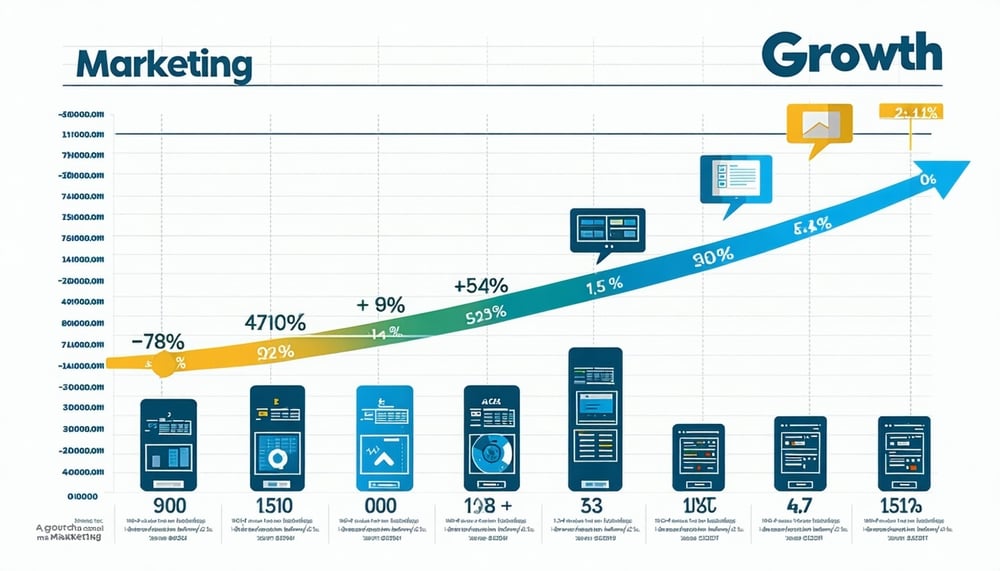 Digital marketing growth chart Digital marketing growth chart